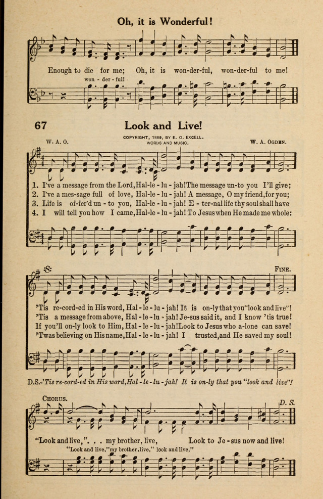 Famous Gospel Hymns page 67