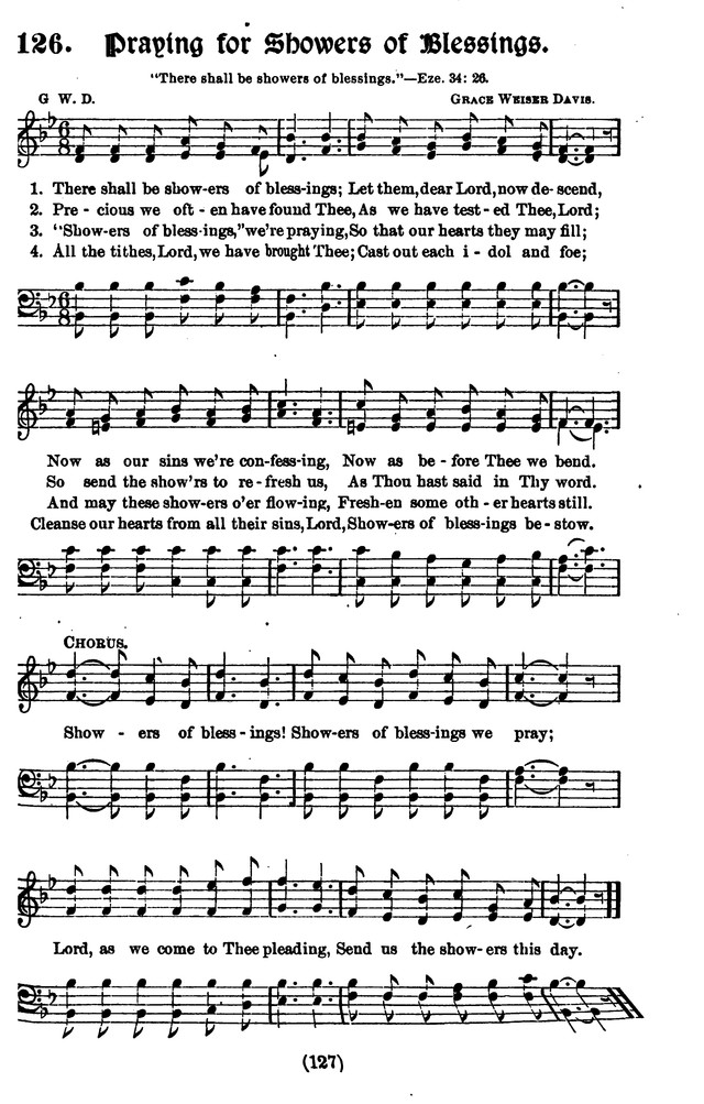 [There shall be showers of blessings]