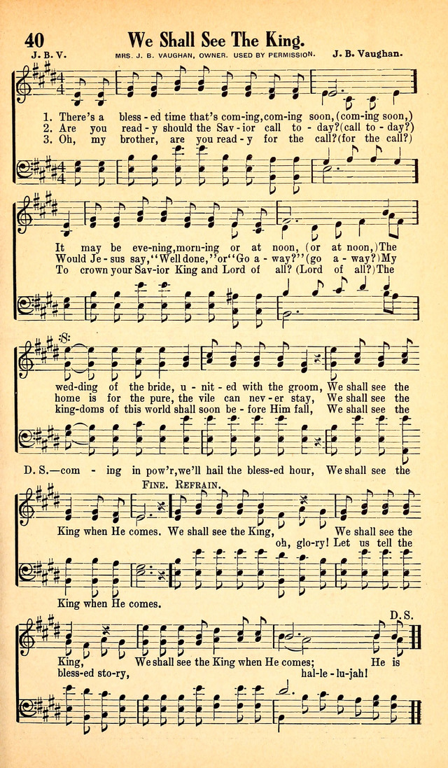Full Gospel Songs page 40