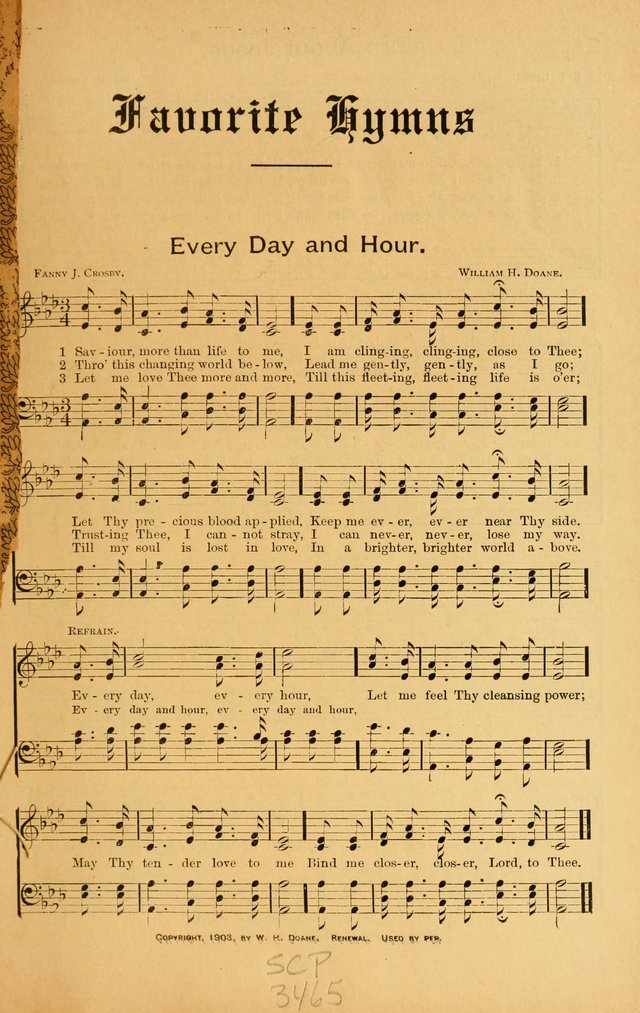 Favorite Hymns: for Sunday Schools, Gospel Services, Young People