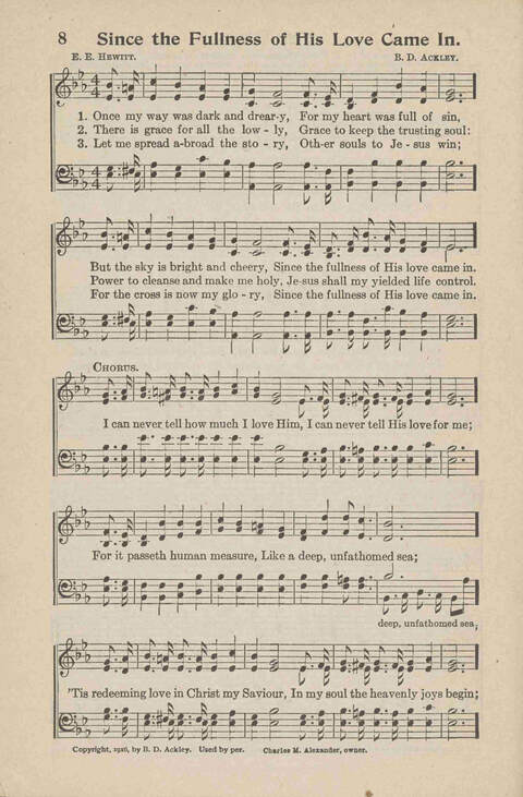 Foundation Hymns: (Revised) page 8