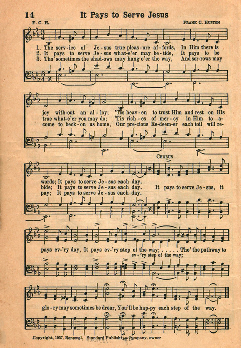 Favorite Hymns page 14