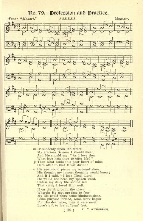The Fellowship Hymn Book page 109