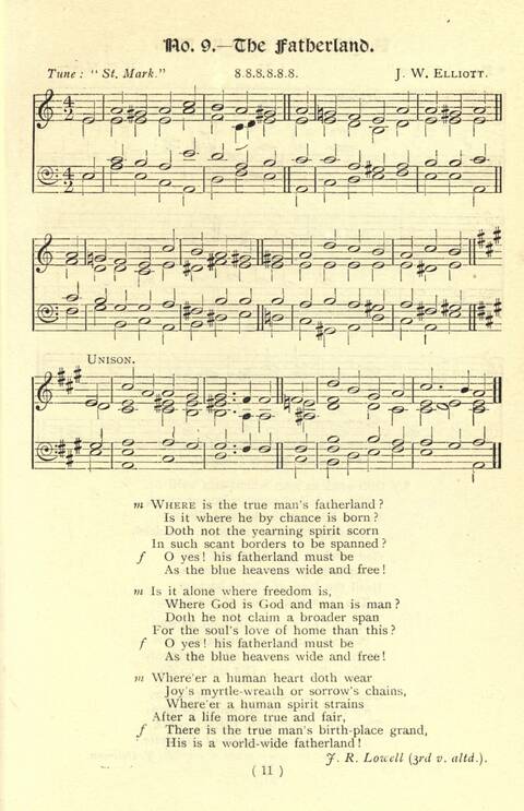 The Fellowship Hymn Book page 11