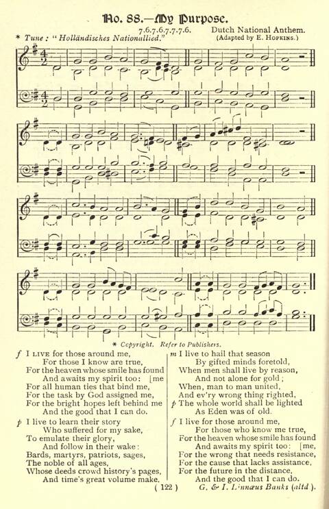 The Fellowship Hymn Book page 122