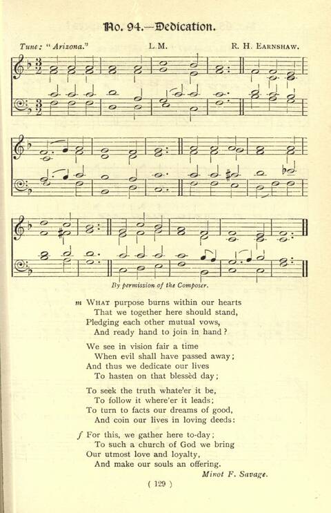 The Fellowship Hymn Book page 129
