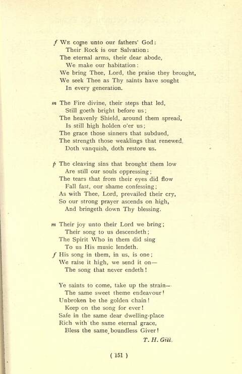 The Fellowship Hymn Book page 151