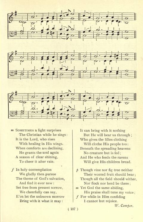The Fellowship Hymn Book page 187