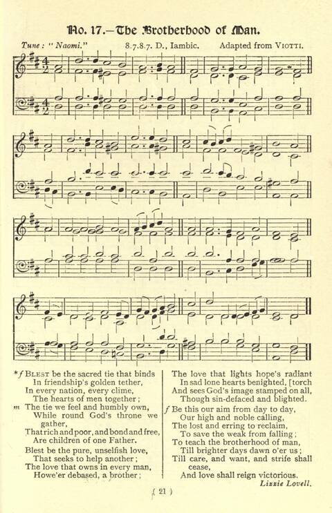The Fellowship Hymn Book page 21