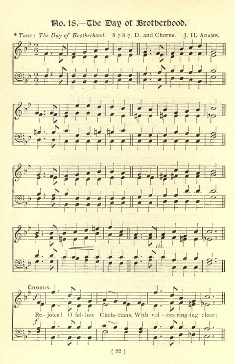 The Fellowship Hymn Book page 22