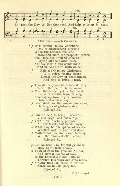 The Fellowship Hymn Book page 23