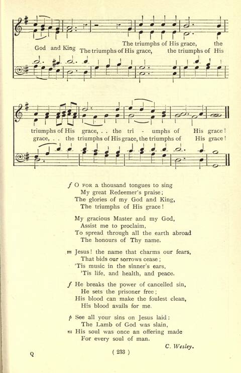The Fellowship Hymn Book page 233