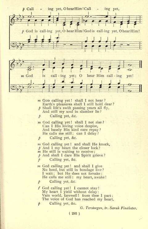 The Fellowship Hymn Book page 293