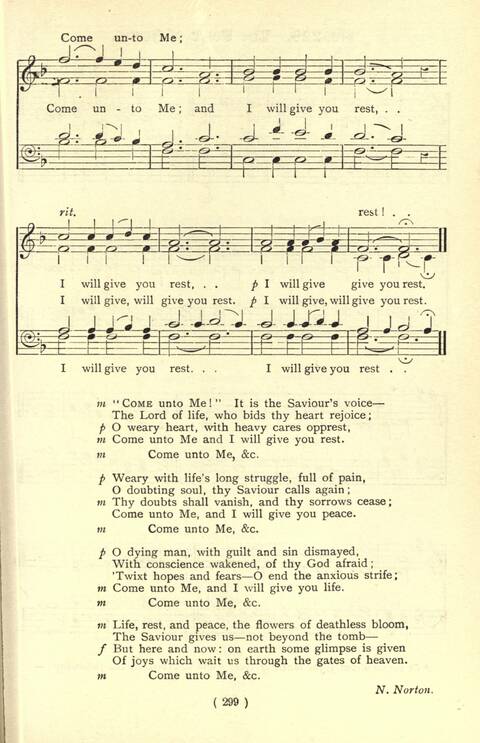 The Fellowship Hymn Book page 299