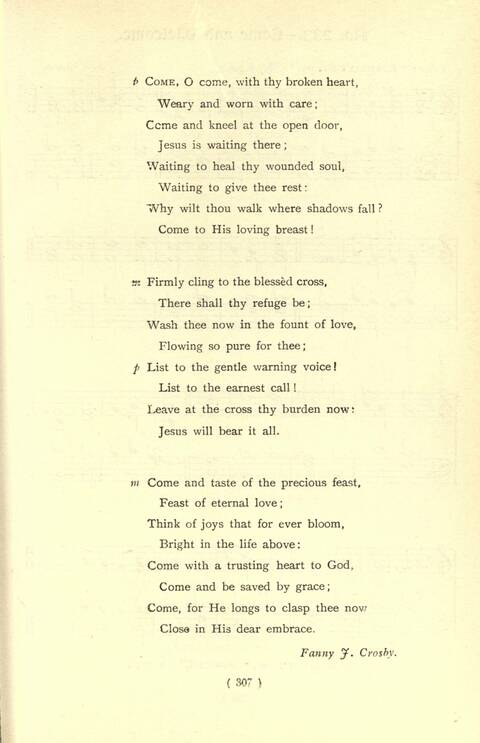 The Fellowship Hymn Book page 307