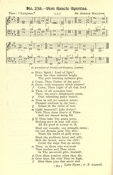 The Fellowship Hymn Book page 314