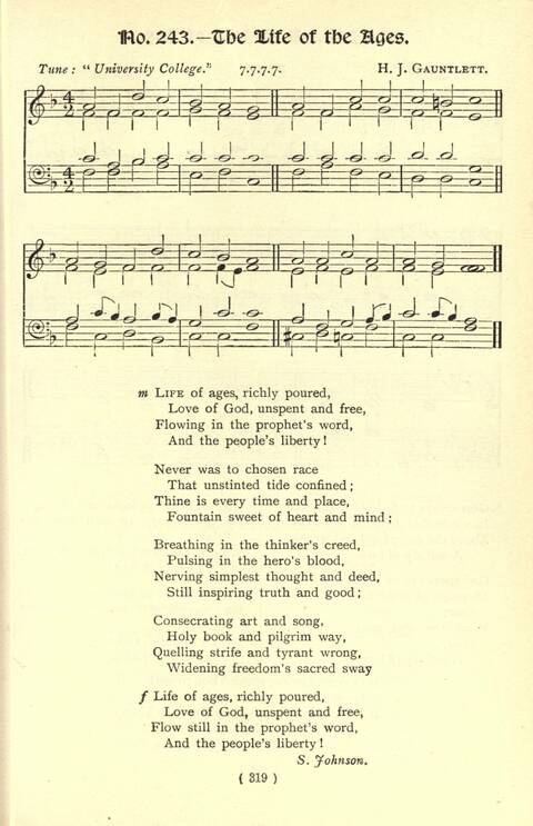 The Fellowship Hymn Book page 319