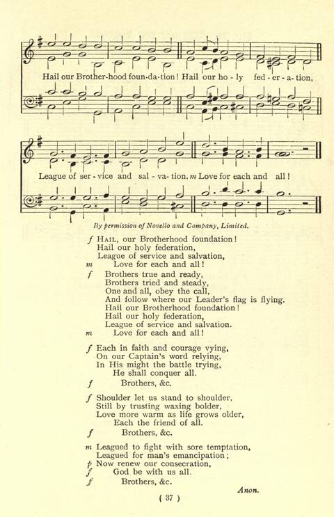 The Fellowship Hymn Book page 37