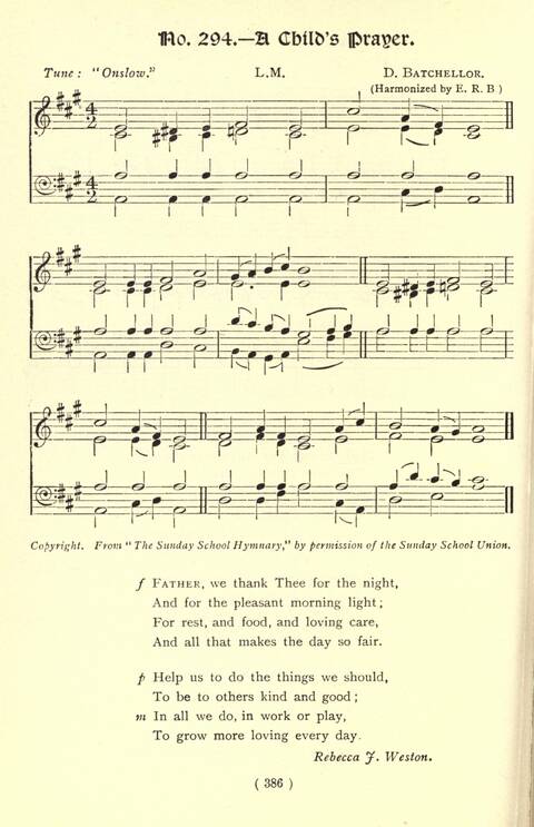 The Fellowship Hymn Book page 386