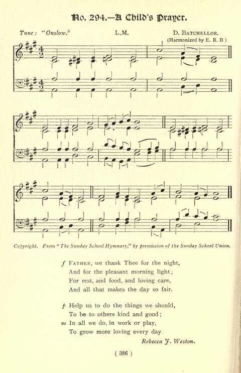 The Fellowship Hymn Book page 386
