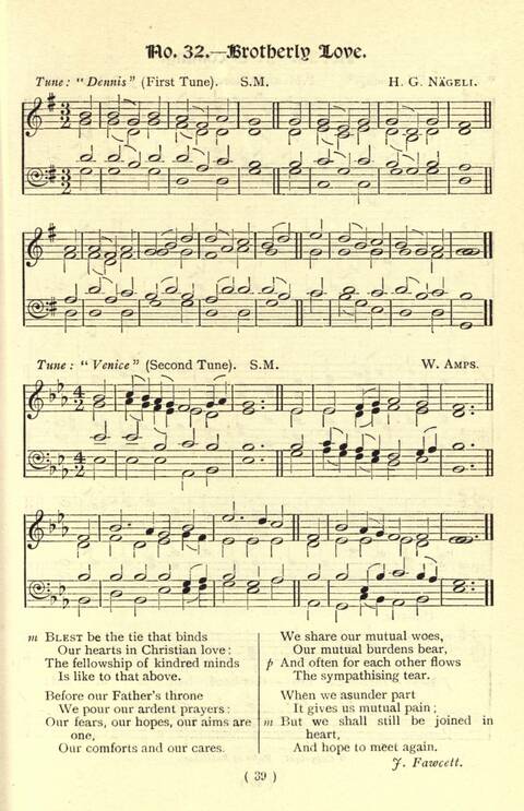The Fellowship Hymn Book page 39