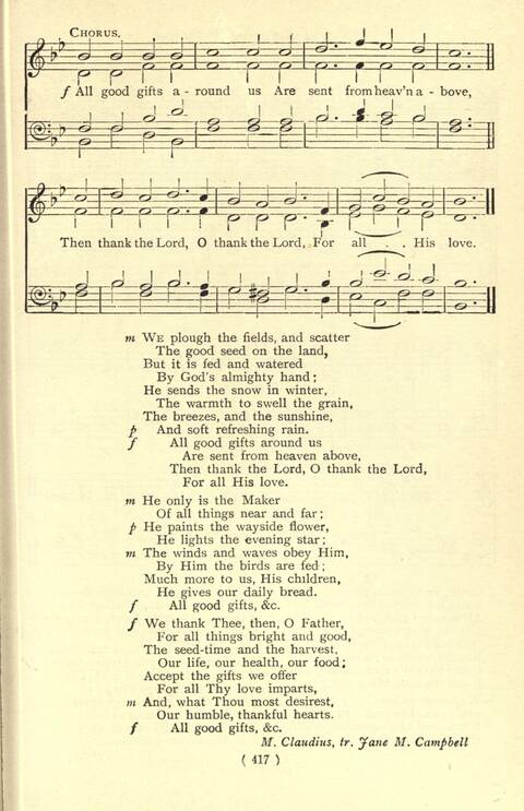 The Fellowship Hymn Book page 417
