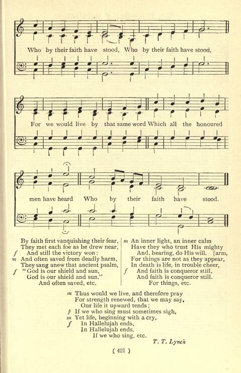 The Fellowship Hymn Book page 421