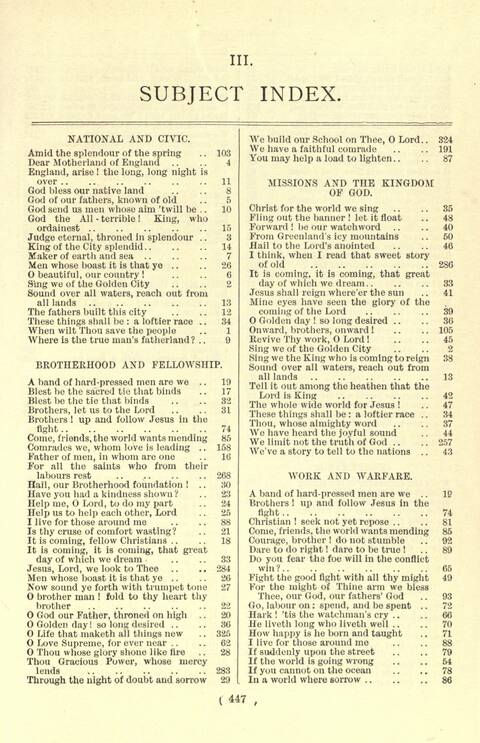 The Fellowship Hymn Book page 447