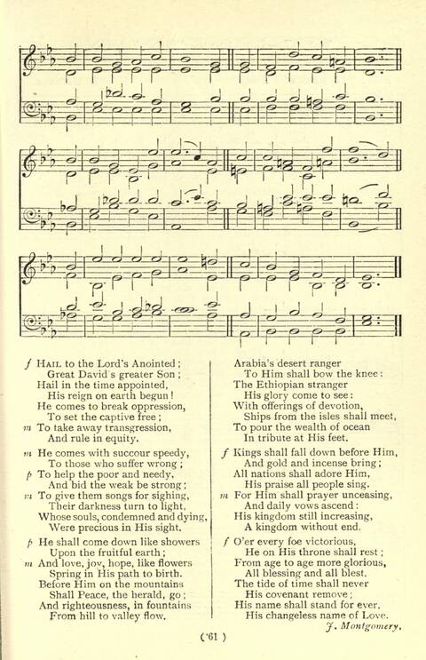 The Fellowship Hymn Book page 61