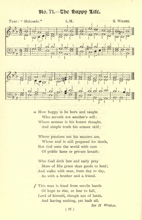 The Fellowship Hymn Book page 96