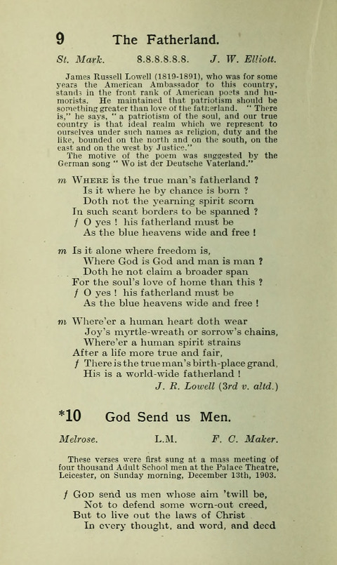 The Fellowship Hymn Book page 8