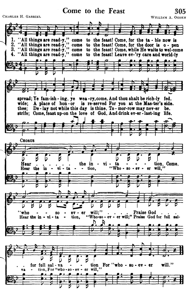 Favorite Hymns of Praise page 280