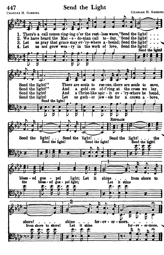 Favorite Hymns of Praise page 406
