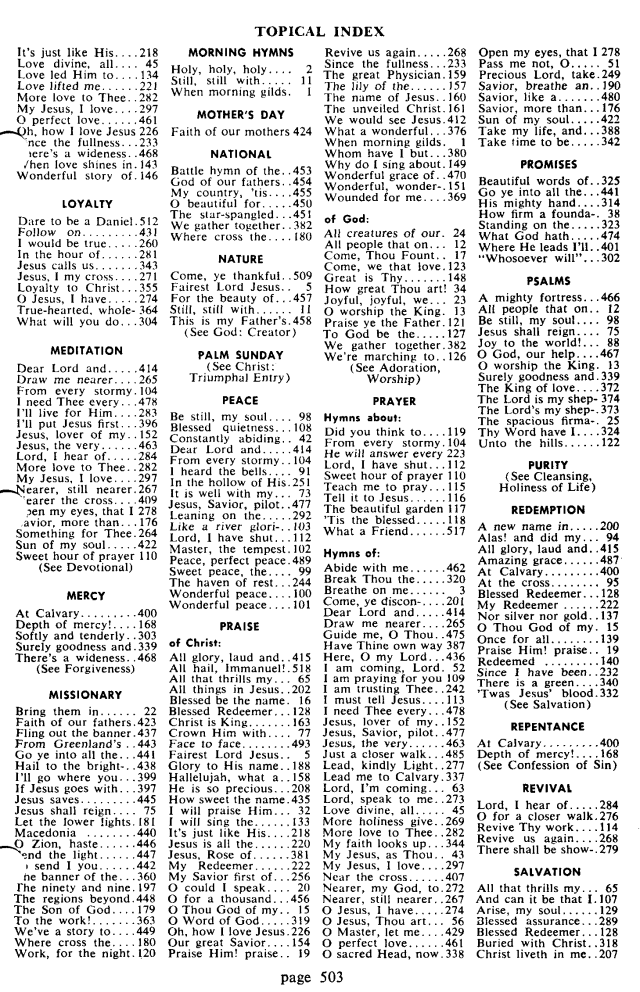 Favorite Hymns of Praise page 504