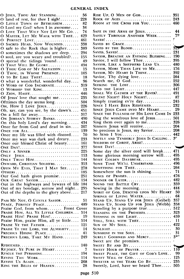 Favorite Hymns of Praise page 511