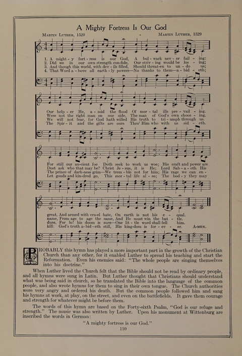 Famous Hymns: with stories and pictures page 110