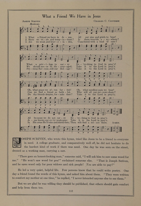 Famous Hymns: with stories and pictures page 112