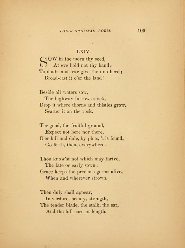Favorite Hymns: in their original form page 103