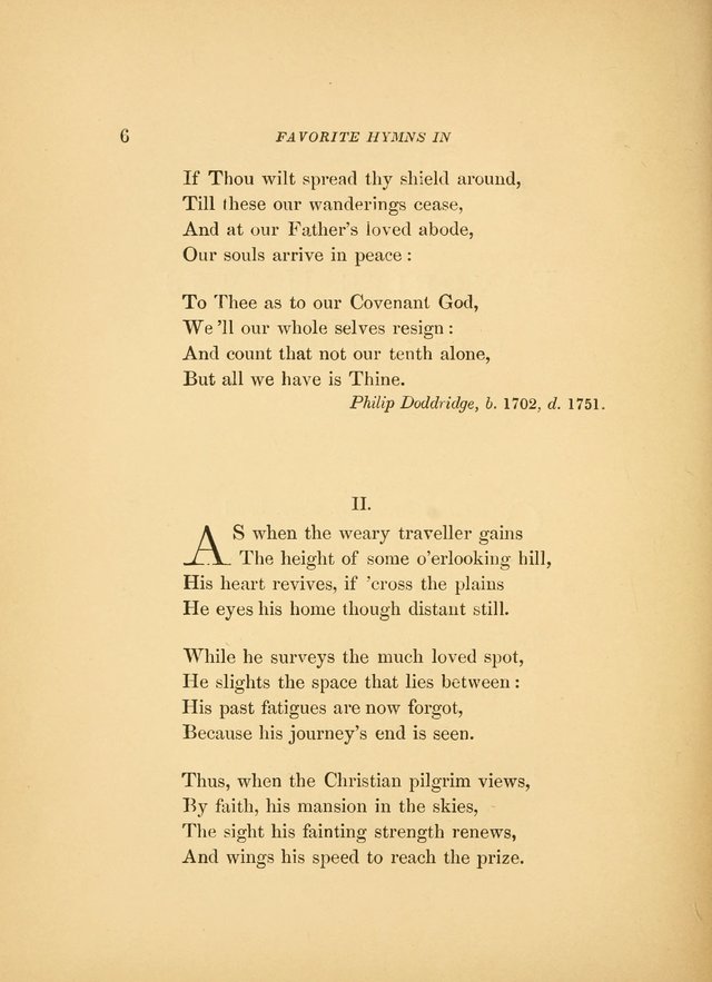 Favorite Hymns: in their original form page 6