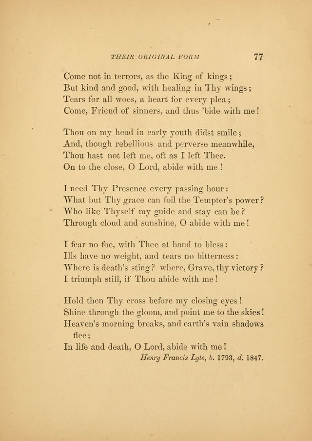 Favorite Hymns: in their original form page 77