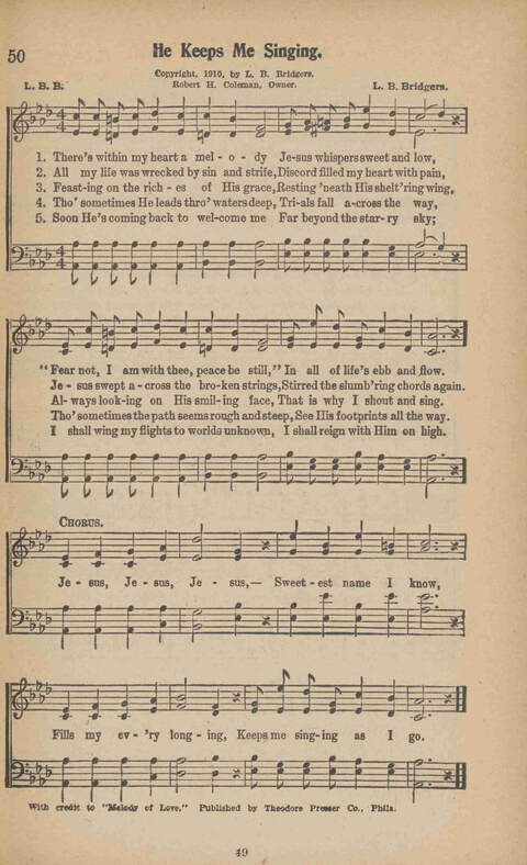 Faith Inspiring Songs page 49