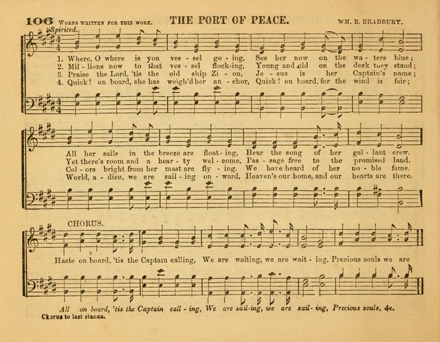 Fresh Laurels for the Sabbath School, A new and extensive collection of music and hymns. Prepared expressly for the Sabbath Schools, Etc. page 111