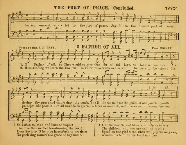 Fresh Laurels for the Sabbath School, A new and extensive collection of music and hymns. Prepared expressly for the Sabbath Schools, Etc. page 112