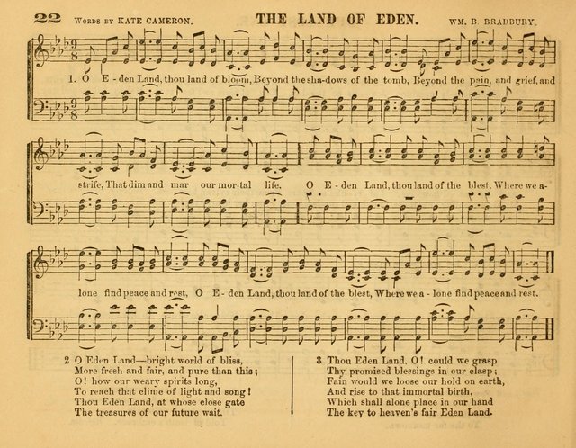 Fresh Laurels for the Sabbath School, A new and extensive collection of music and hymns. Prepared expressly for the Sabbath Schools, Etc. page 27