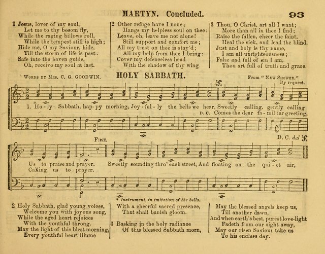 Fresh Laurels for the Sabbath School, A new and extensive collection of music and hymns. Prepared expressly for the Sabbath Schools, Etc. page 98