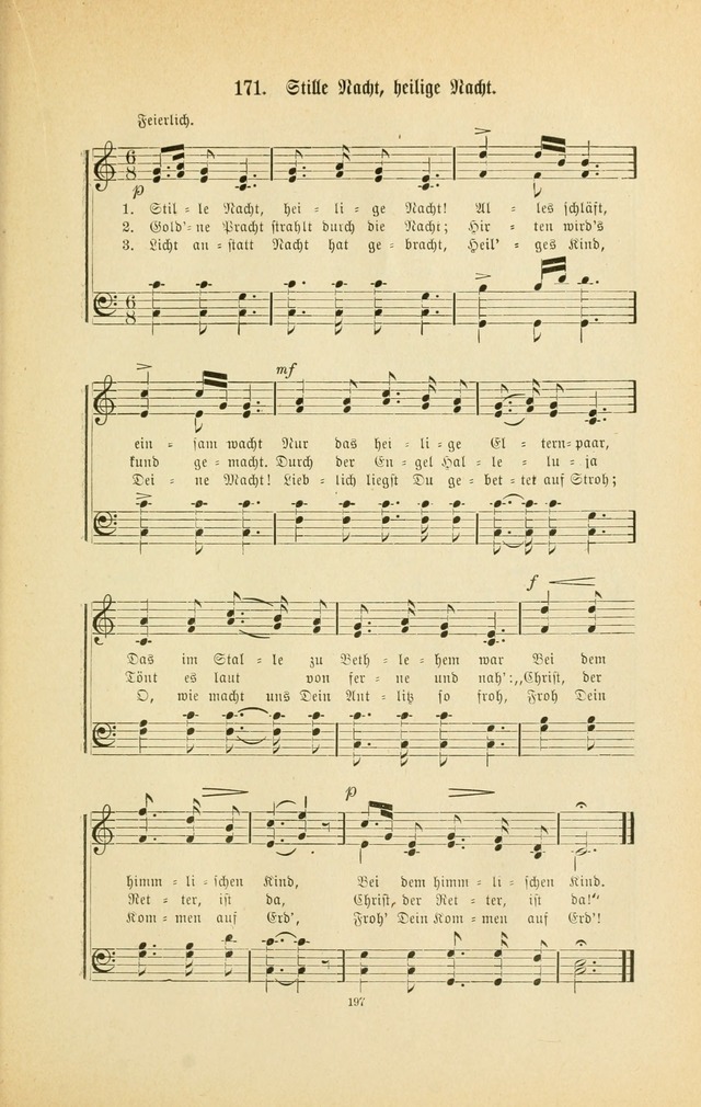 Frohe Lieder und Brüder-Harfe: eine Sammlung von Liedern für Sonntagschulen und Jugendvereine (Spezialle Aufl.) page 197