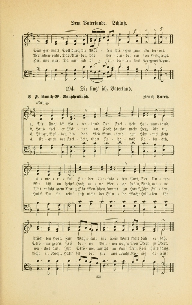 Frohe Lieder und Brüder-Harfe: eine Sammlung von Liedern für Sonntagschulen und Jugendvereine (Spezialle Aufl.) page 225