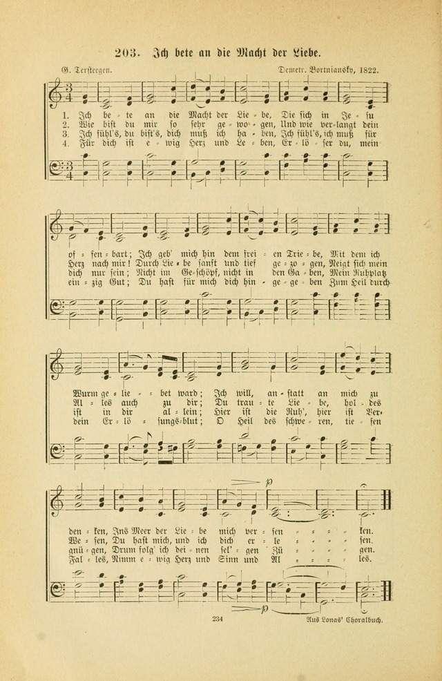 Frohe Lieder und Brüder-Harfe: eine Sammlung von Liedern für Sonntagschulen und Jugendvereine (Spezialle Aufl.) page 234