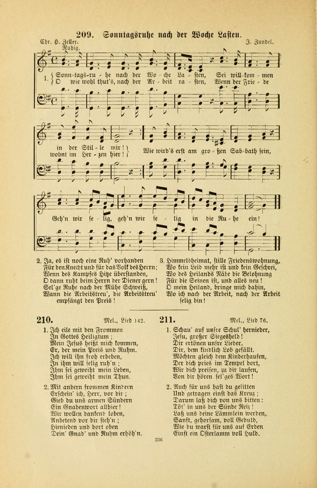 Frohe Lieder und Brüder-Harfe: eine Sammlung von Liedern für Sonntagschulen und Jugendvereine (Spezialle Aufl.) page 236