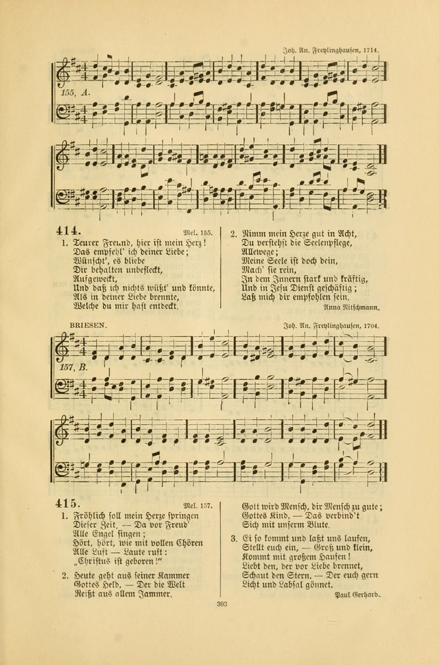 Frohe Lieder und Brüder-Harfe: eine Sammlung von Liedern für Sonntagschulen und Jugendvereine (Spezialle Aufl.) page 303